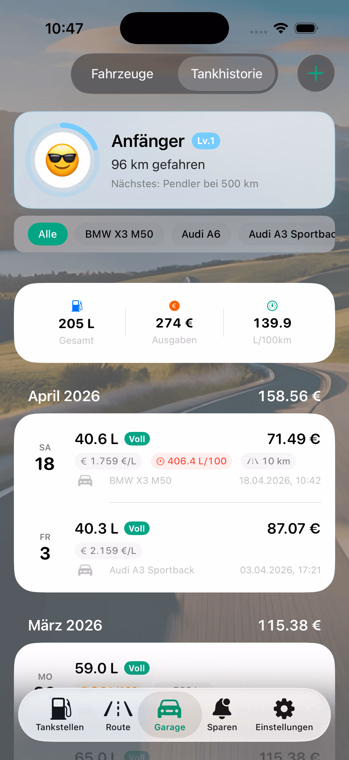 SmartFuel — KI-Push, wenn dein Tank niedrig wird